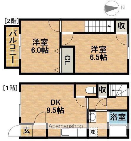 IU27N(2DK)の間取り写真