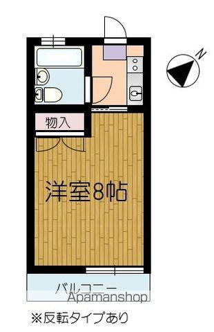 巣子ヒルズ(1K/1階)の間取り写真
