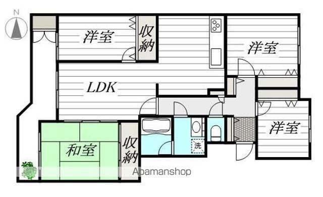 TSGARDEN横浜反町(4LDK/3階)の間取り写真