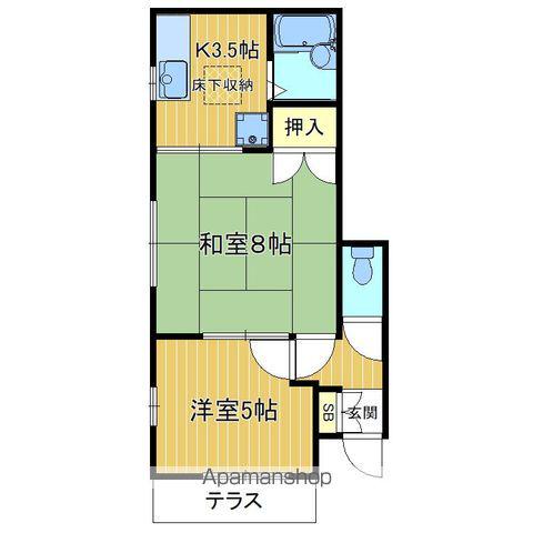 タカギコーポ(2K/1階)の間取り写真