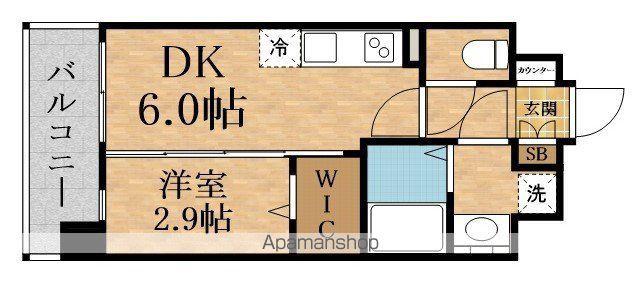 PRESSANCE 東淀川駅前 PLOCHE(1DK/10階)の間取り写真