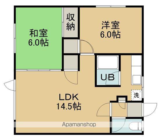 アーバンライフ大森(2LDK/3階)の間取り写真