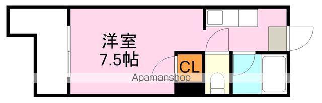 アビターレ下荒田Ⅰ(ワンルーム/3階)の間取り写真