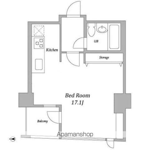 プライムスクェアシティ(ワンルーム/6階)の間取り写真