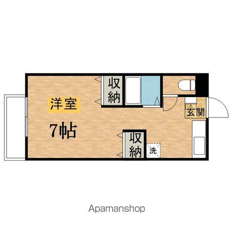 センターアーバン(ワンルーム/1階)の間取り写真