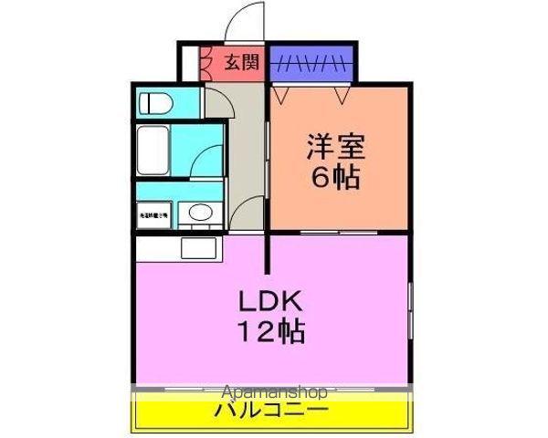 TENOHA TOYOHASHI(1LDK/7階)の間取り写真