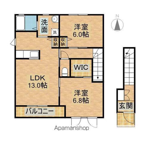 センチュリーG(2LDK/2階)の間取り写真