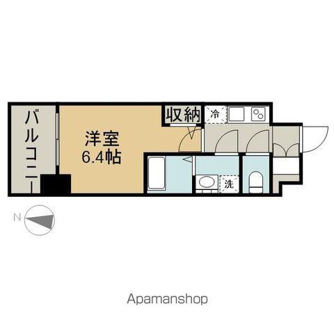 エスリード鶴舞グランパークス(1K/9階)の間取り写真