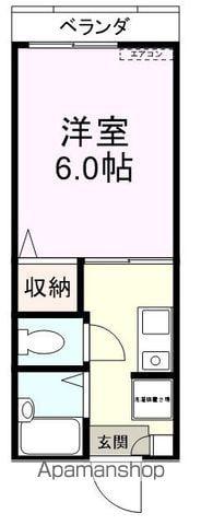 グランジュールANDO(1K/1階)の間取り写真