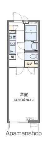 クレイノラルーチェ(1K/2階)の間取り写真