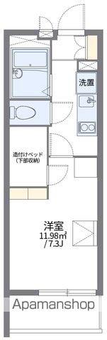 レオパレス庄内(1K/1階)の間取り写真
