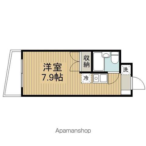 ナカフジハイム高円寺(ワンルーム/3階)の間取り写真