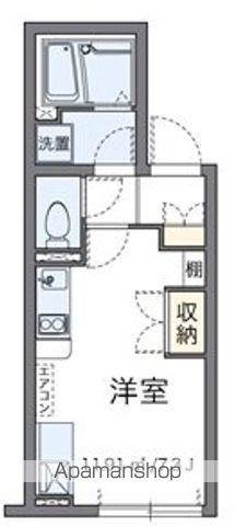 レオネクストプレミアム代々木(ワンルーム/2階)の間取り写真