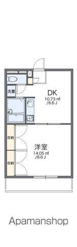 レオパレスはませんA(1DK/3階)の間取り写真