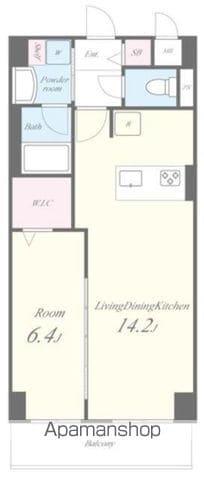 エスペランサ7(1LDK/1階)の間取り写真