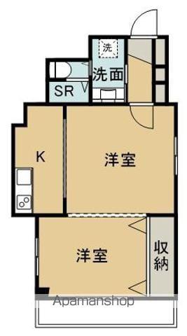 メゾンI&A(2K/3階)の間取り写真