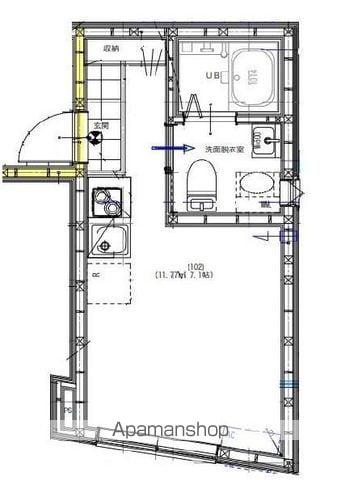MICKMAISON(ワンルーム/1階)の間取り写真