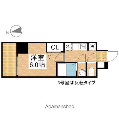 プレサンス大須観音フィエスタ(1K/9階)の間取り写真