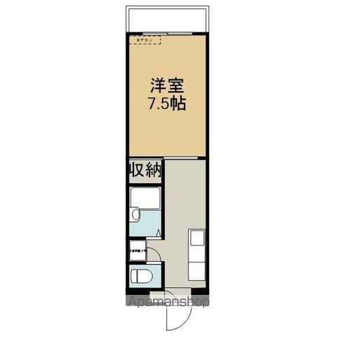 サンハイツ新栄(1K/2階)の間取り写真