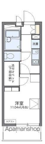 レオパレス広白岳(1K/2階)の間取り写真