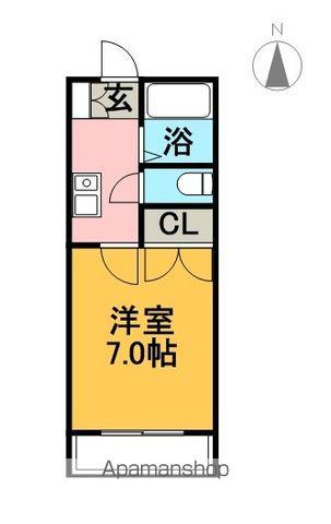 アーバン花園(1K/2階)の間取り写真