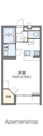 レオパレスルミナス(1K/2階)の間取り写真
