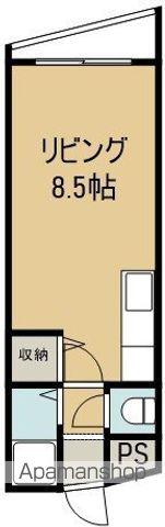 ノースコート梁川(ワンルーム/3階)の間取り写真