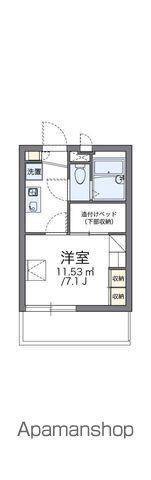 レオパレスSK(1K/3階)の間取り写真