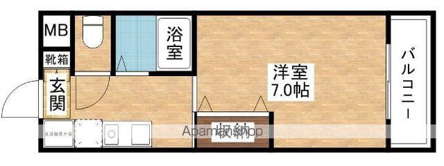 グランメール東淀川(1K/3階)の間取り写真