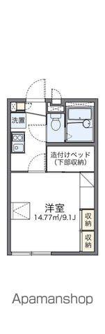 レオパレスシャンボール(1K/1階)の間取り写真