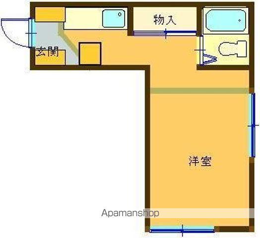 グレースコア(ワンルーム/3階)の間取り写真