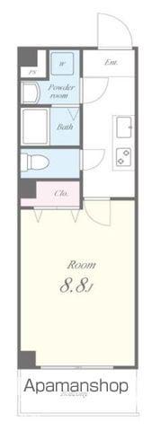 KSロイヤル大阪城(1K/4階)の間取り写真