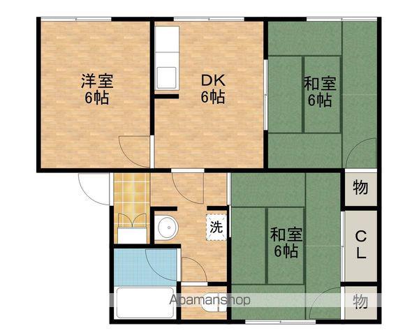 タナカハイツ(3DK/1階)の間取り写真