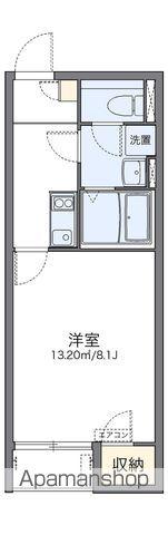 レオネクストアミーチ(1K/2階)の間取り写真