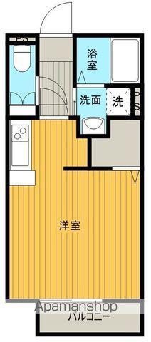 カメリアパル(1K/2階)の間取り写真