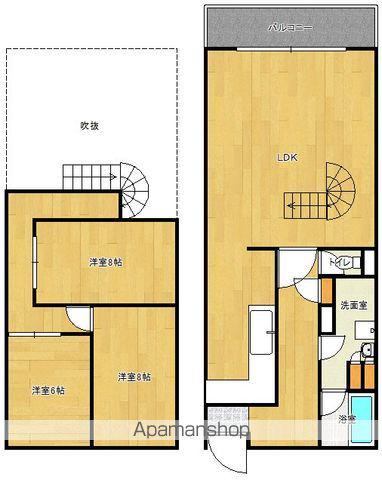 CUBE21(3LDK/6階)の間取り写真