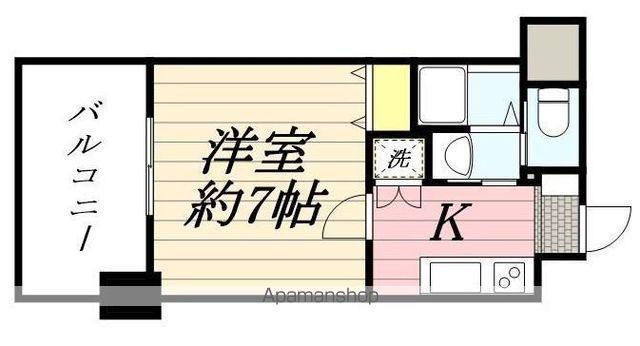 サヴォイ ル・カサブランカ(1K/5階)の間取り写真