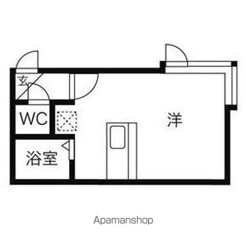 シュガーテラス(1K/2階)の間取り写真