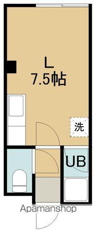 ギャレットビル(ワンルーム/3階)の間取り写真