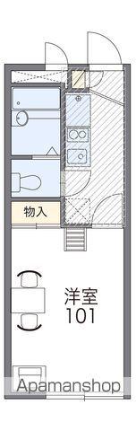 レオパレススマート(1K/2階)の間取り写真