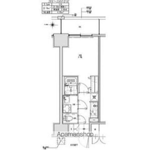 SーRESIDENCE志賀本通DEARLY 73(1K/9階)の間取り写真