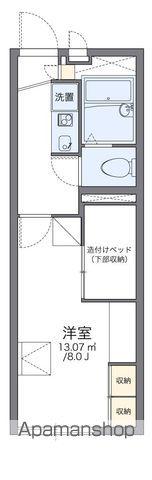 レオパレス堂ノ元(1K/1階)の間取り写真