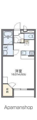 レオパレスメーテルベ(1K/2階)の間取り写真