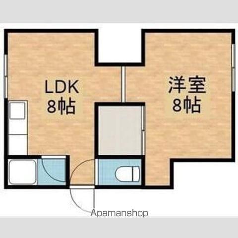 チェリーハウス(1LDK/2階)の間取り写真