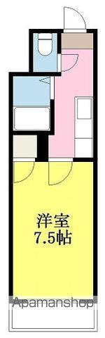 愛光ハイツ(1K/2階)の間取り写真