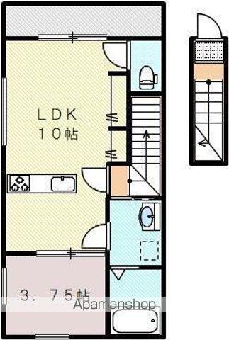 LUMIELE仏生山(1LDK/2階)の間取り写真