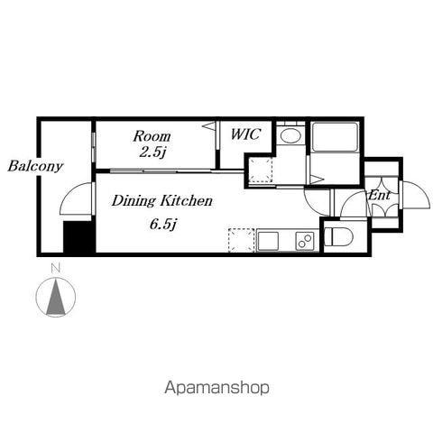 エステムコート名古屋サウスプレミオ(1DK/3階)の間取り写真