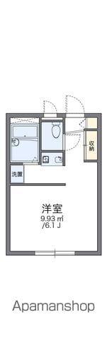 レオパレスデルニエKⅡ(1K/1階)の間取り写真