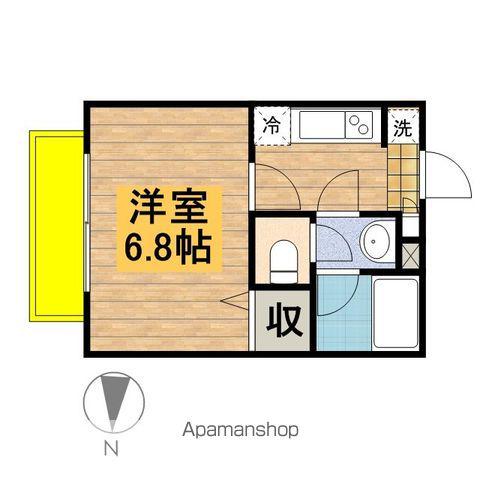 マーサ柏Ⅱ(1K/2階)の間取り写真
