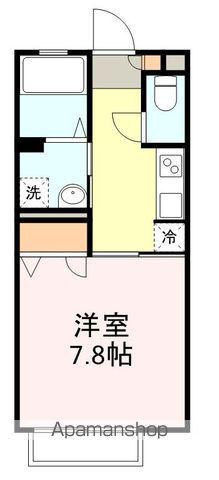 エアフォルク小松島(1K/1階)の間取り写真